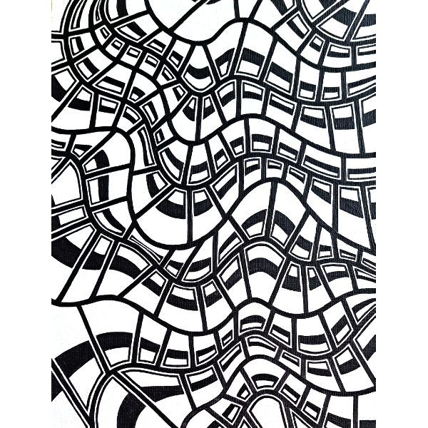 "Snake Skin" Painting