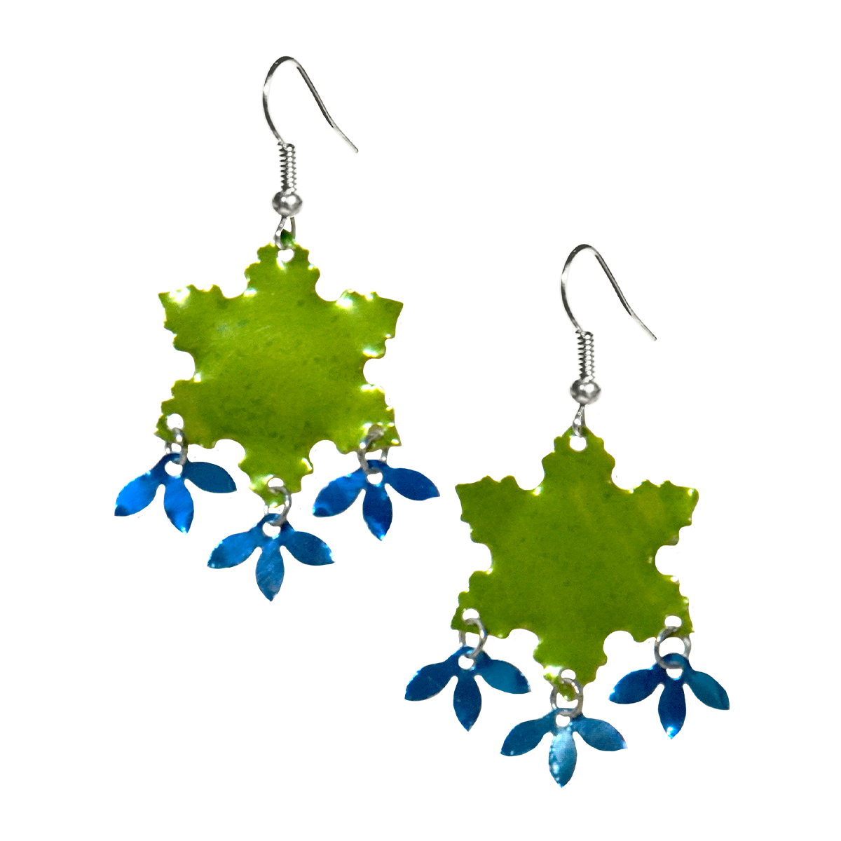#109 Upcycled Soda Can Earrings