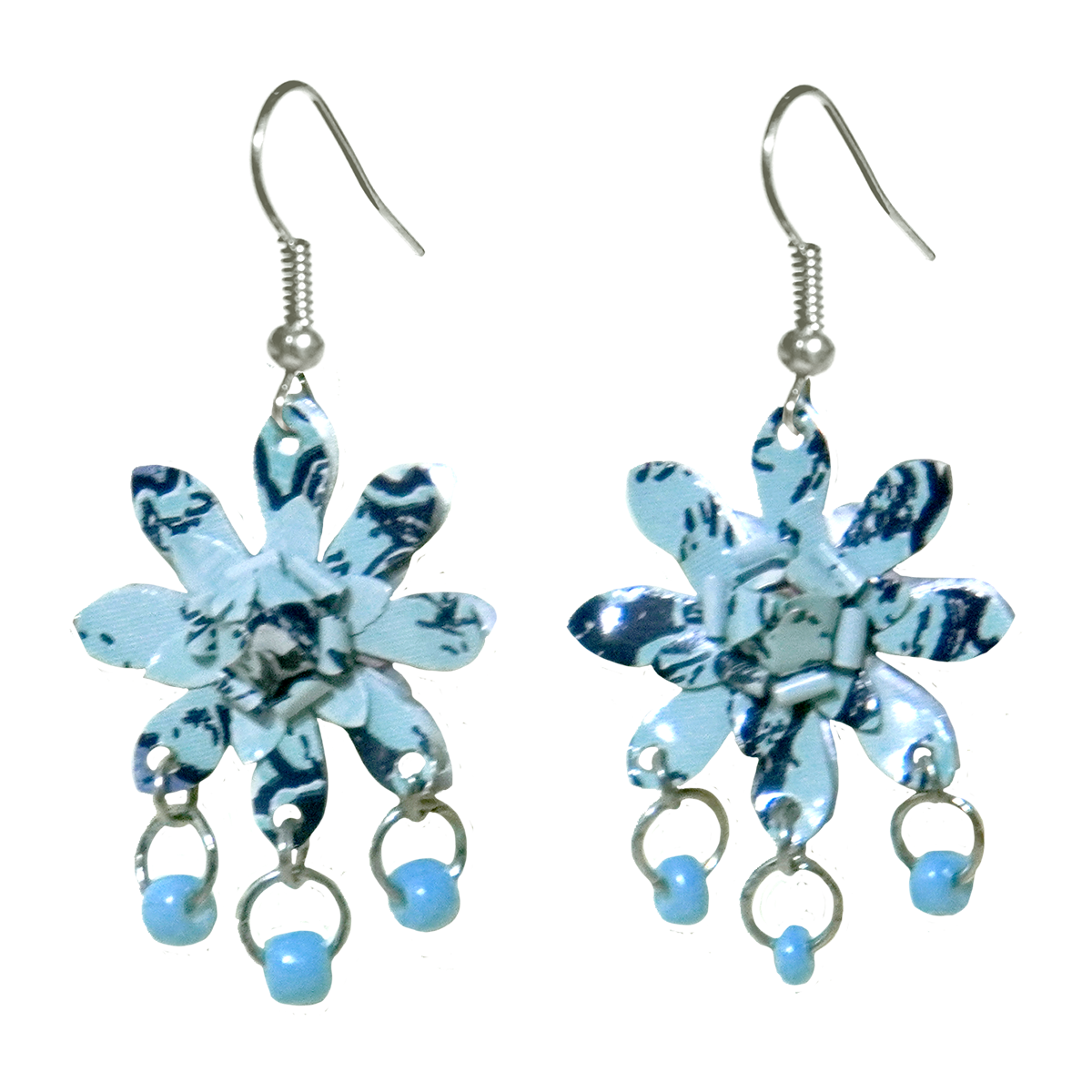 #121 Upcycled Soda Can Earrings