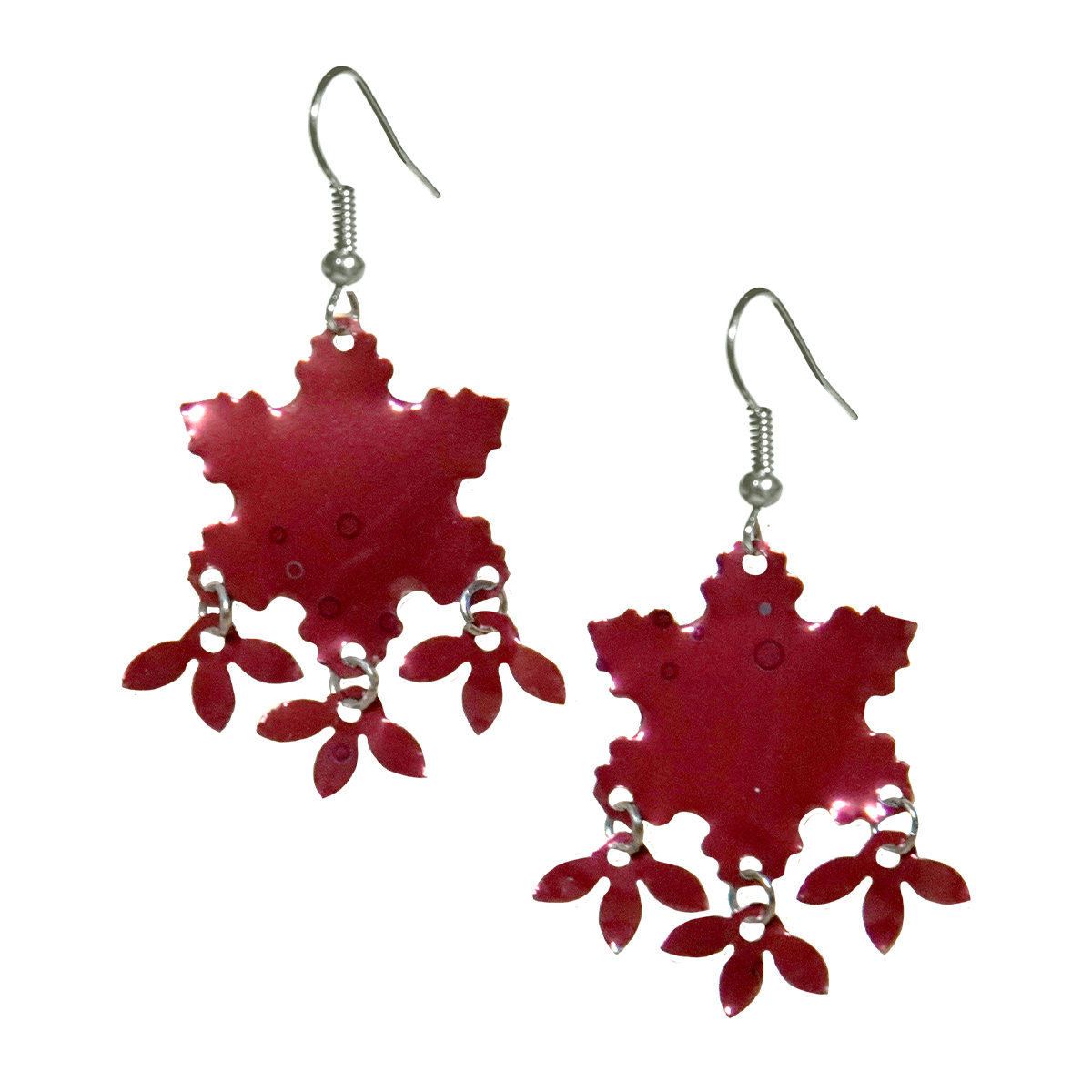 #126 Upcycled Soda Can Earrings