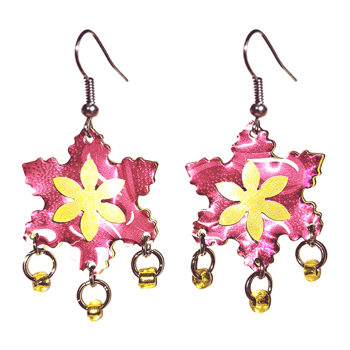 #132 Upcycled Soda Can Earrings