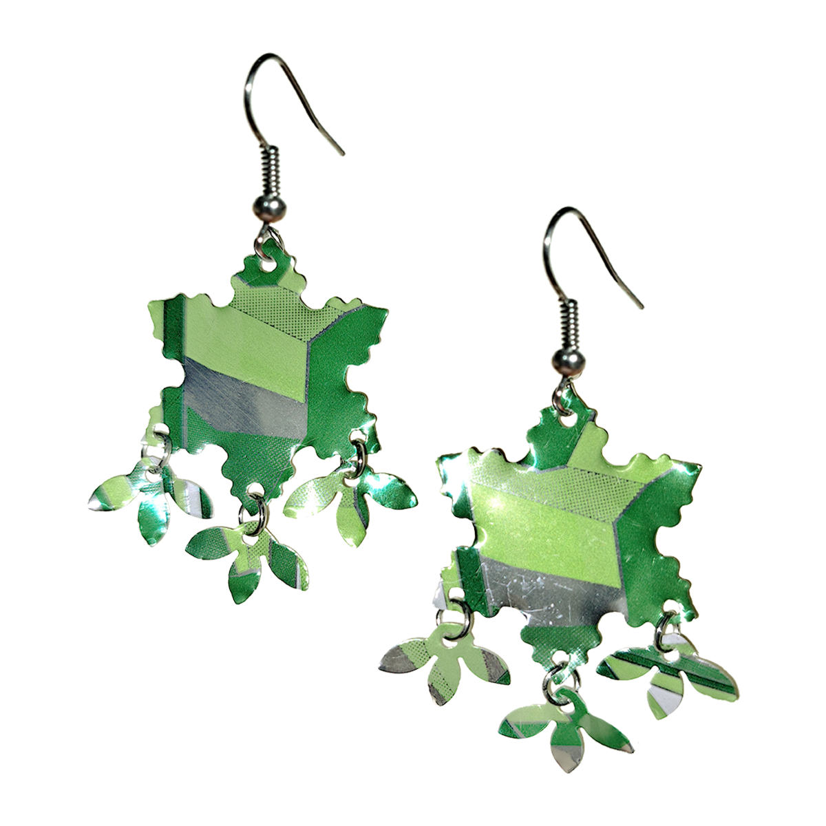 #192 Upcycled Soda Can Earrings