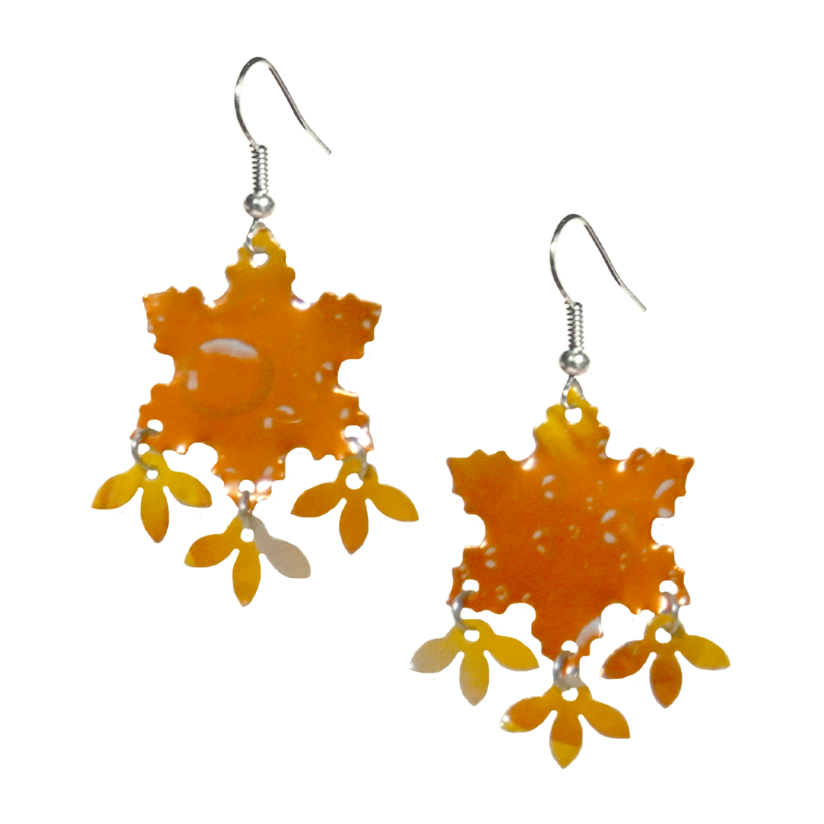 #196 Upcycled Soda Can Earrings