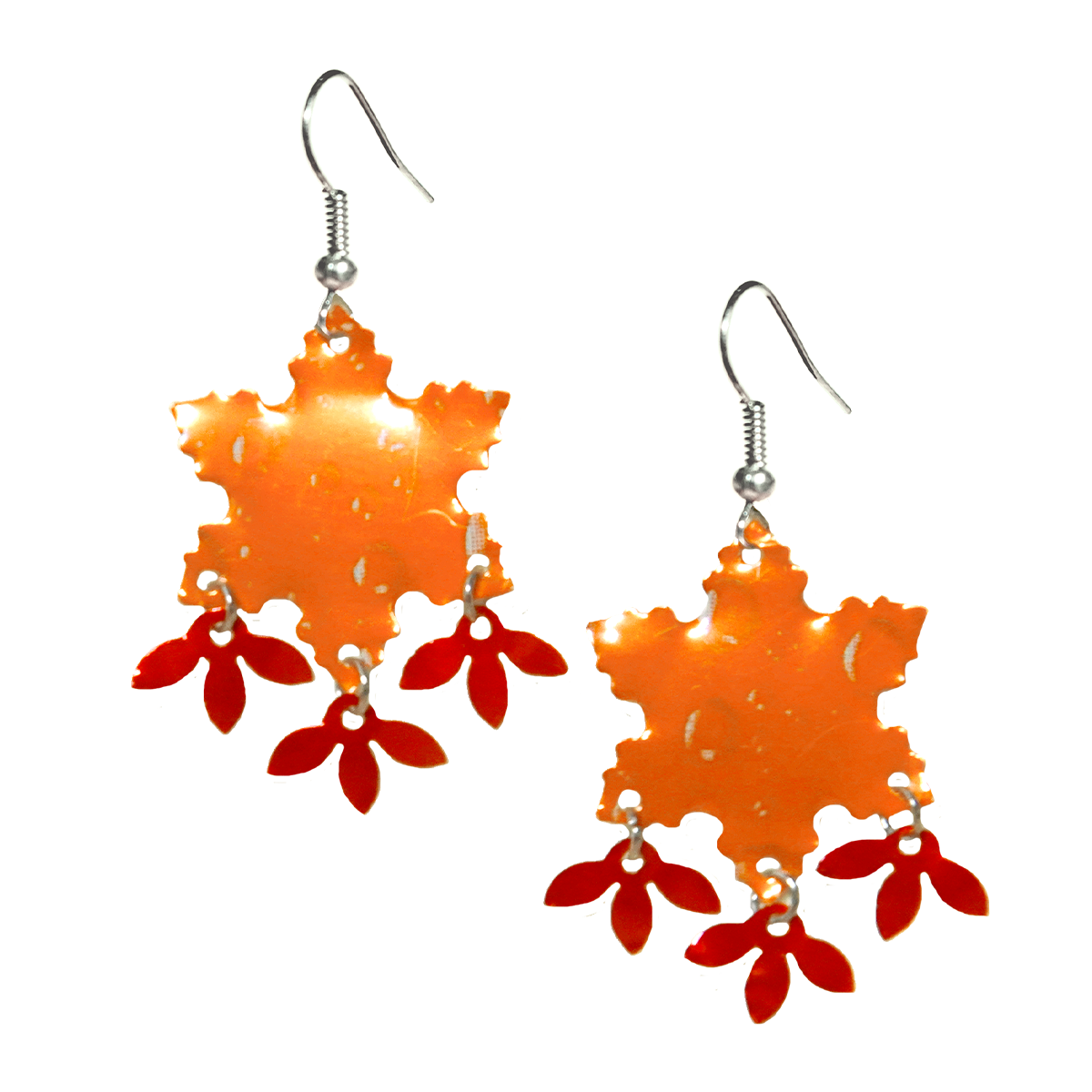 #197 Upcycled Soda Can Earrings