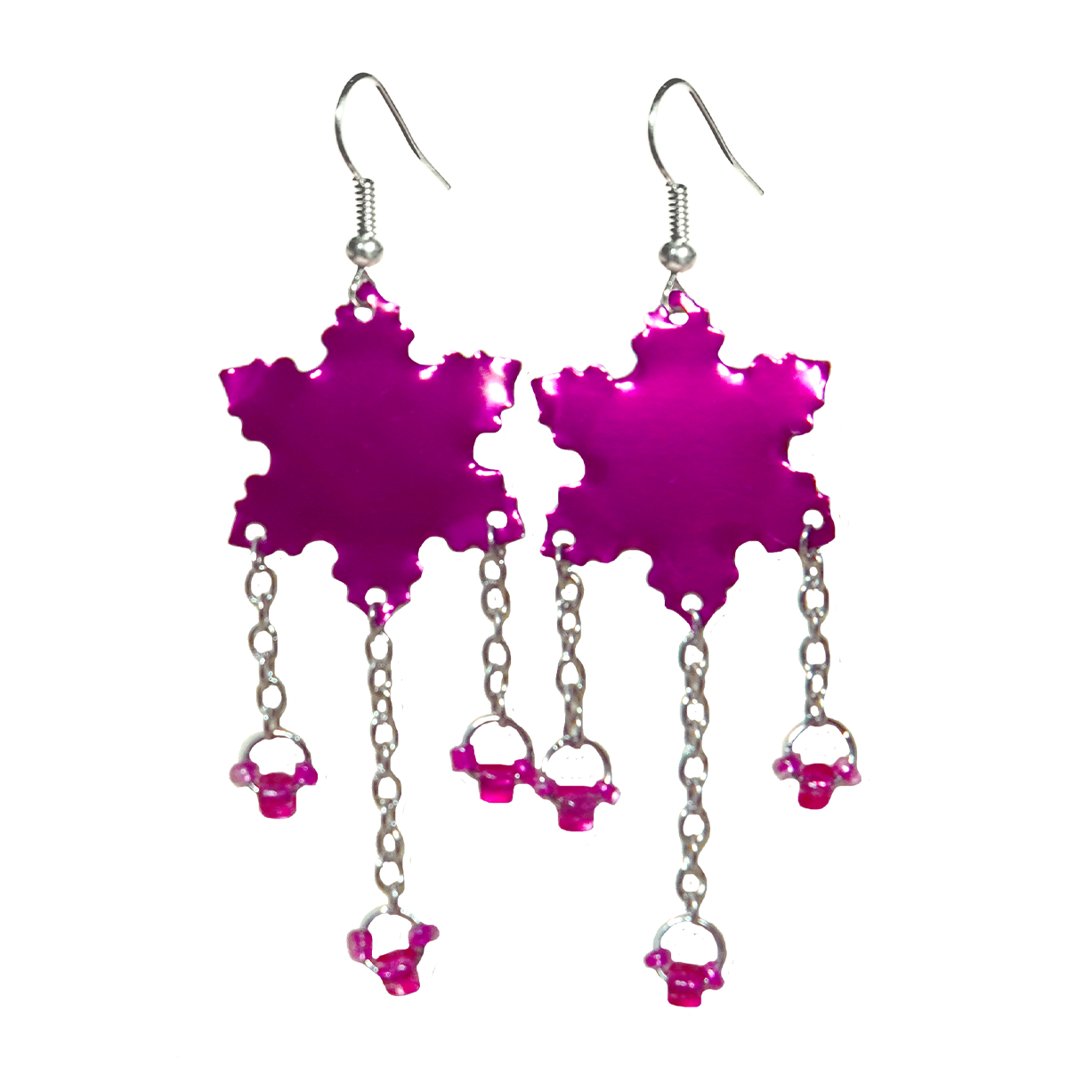 #203 Upcycled Soda Can Earrings