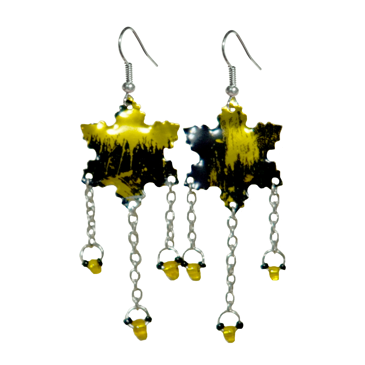 #214 Upcycled Soda Can Earrings
