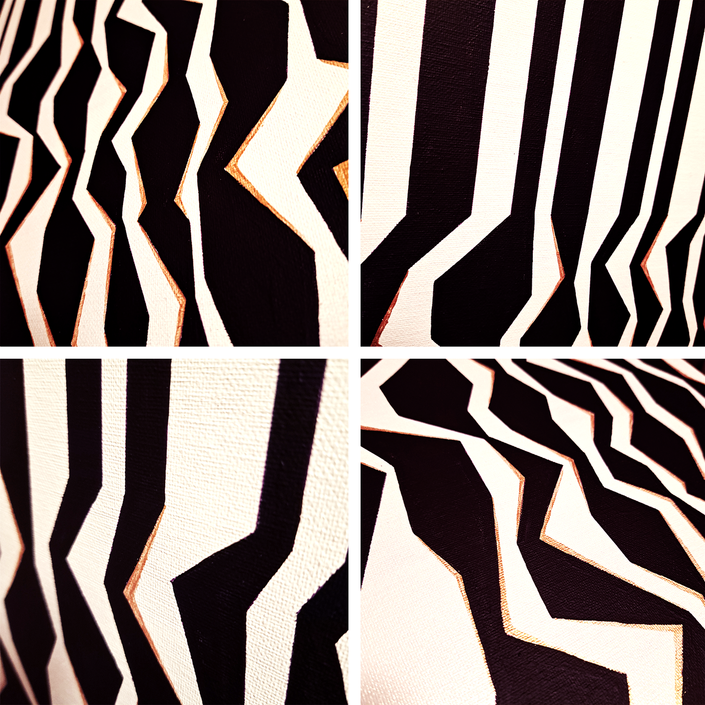 "Faux Barcode" Painting