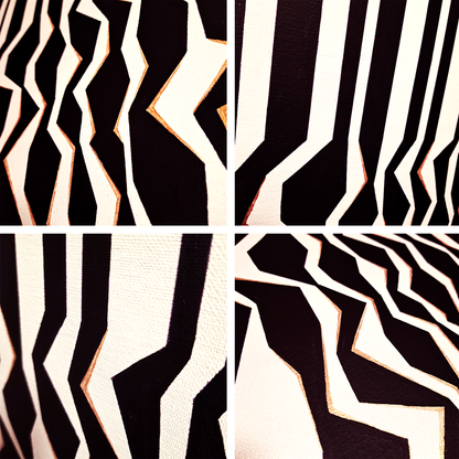 "Faux Barcode" Painting