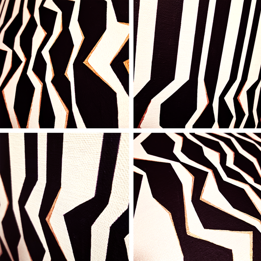 "Faux Barcode" Painting