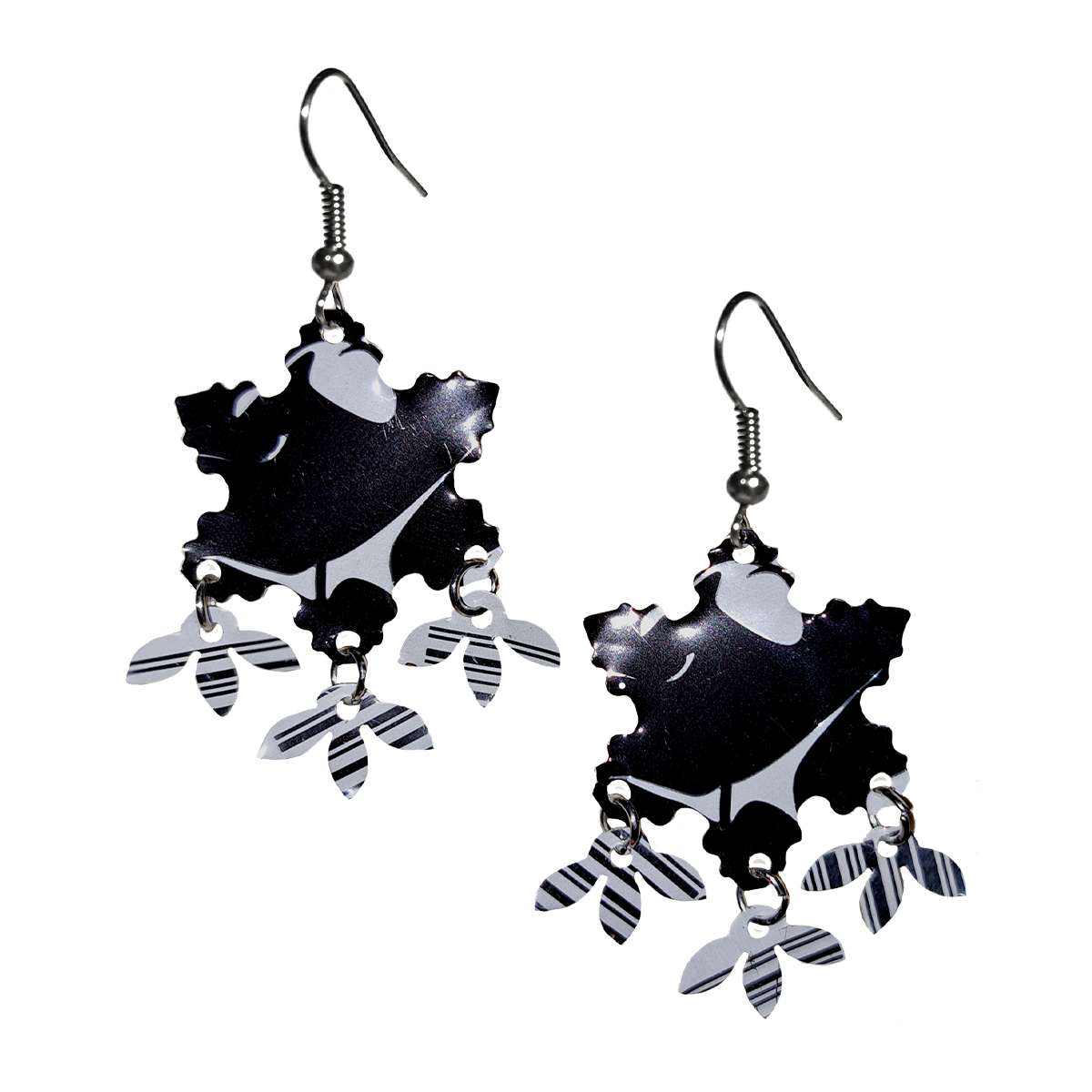 #101 Upcycled Soda Can Earrings