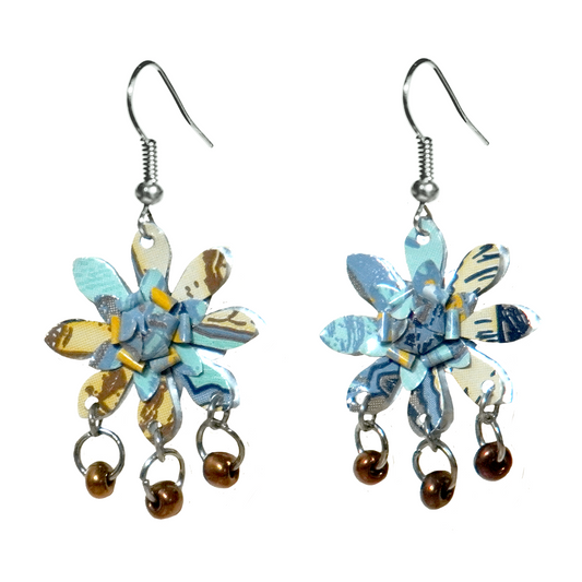 #104 Upcycled Soda Can Earrings