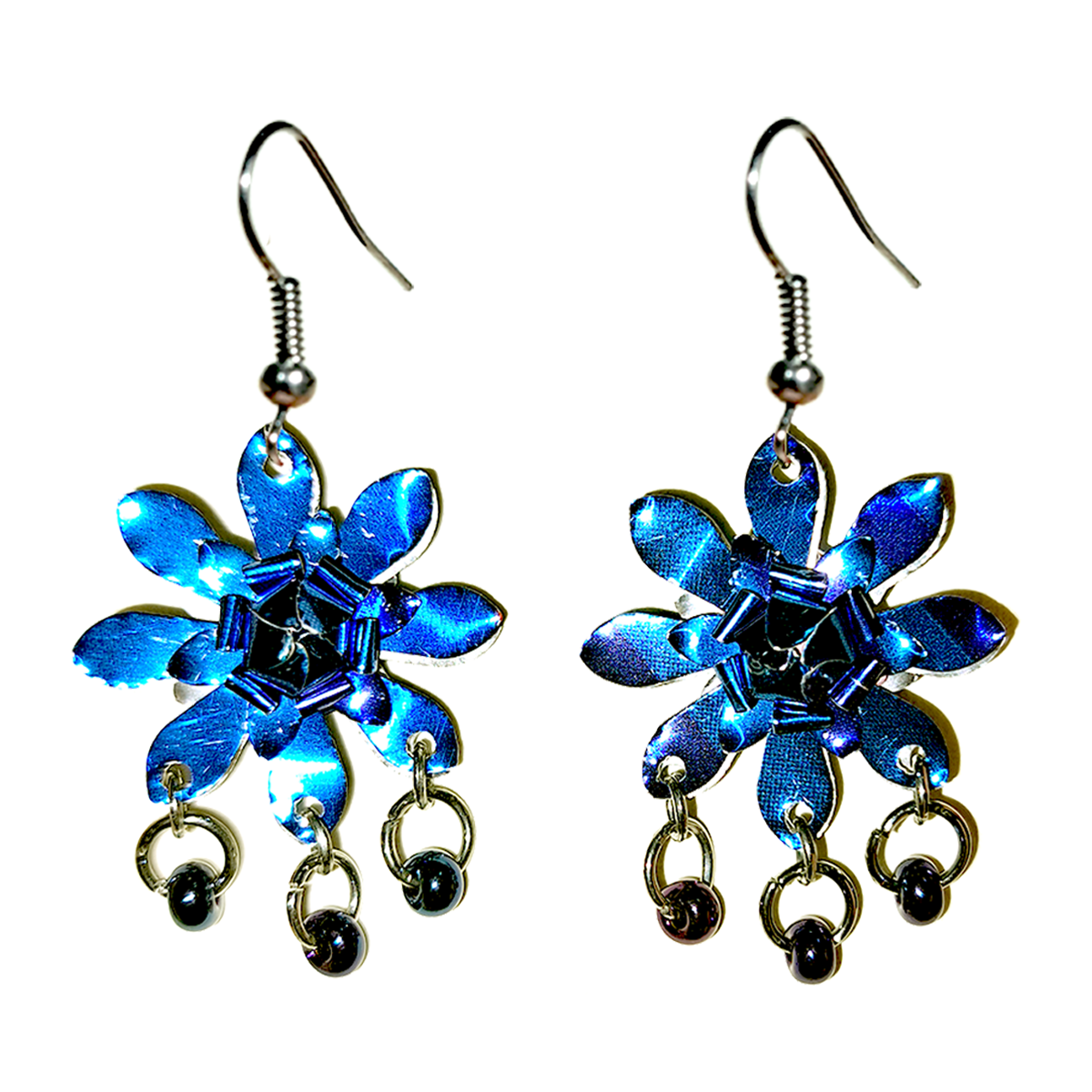 #108 Upcycled Soda Can Earrings