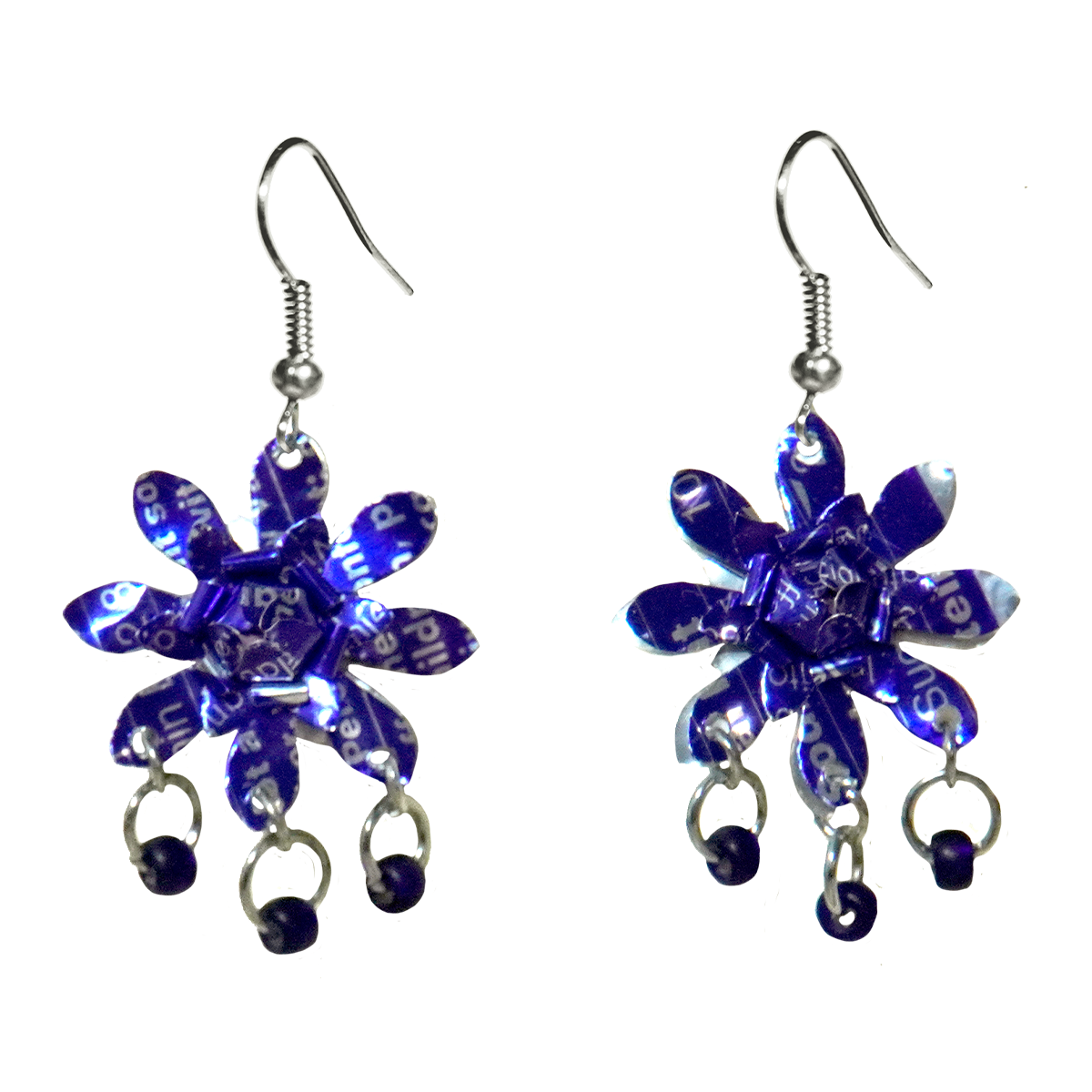 #118 Upcycled Soda Can Earrings