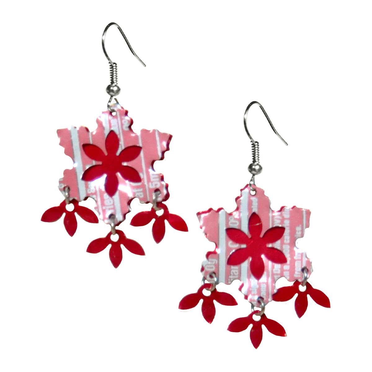 #124 Upcycled Soda Can Earrings