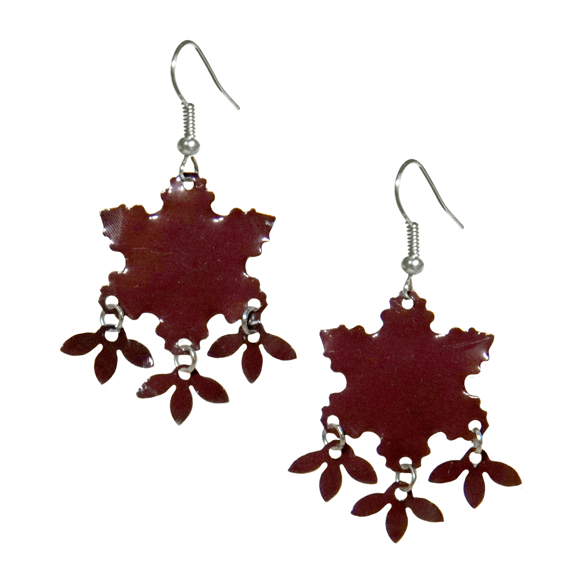 #127 Upcycled Soda Can Earrings