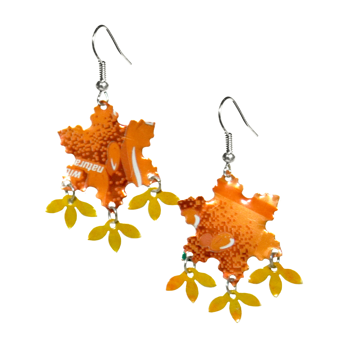 #128 Upcycled Soda Can Earrings