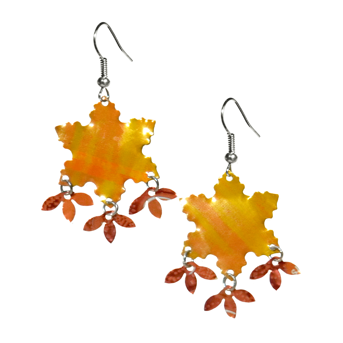 #130 Upcycled Soda Can Earrings