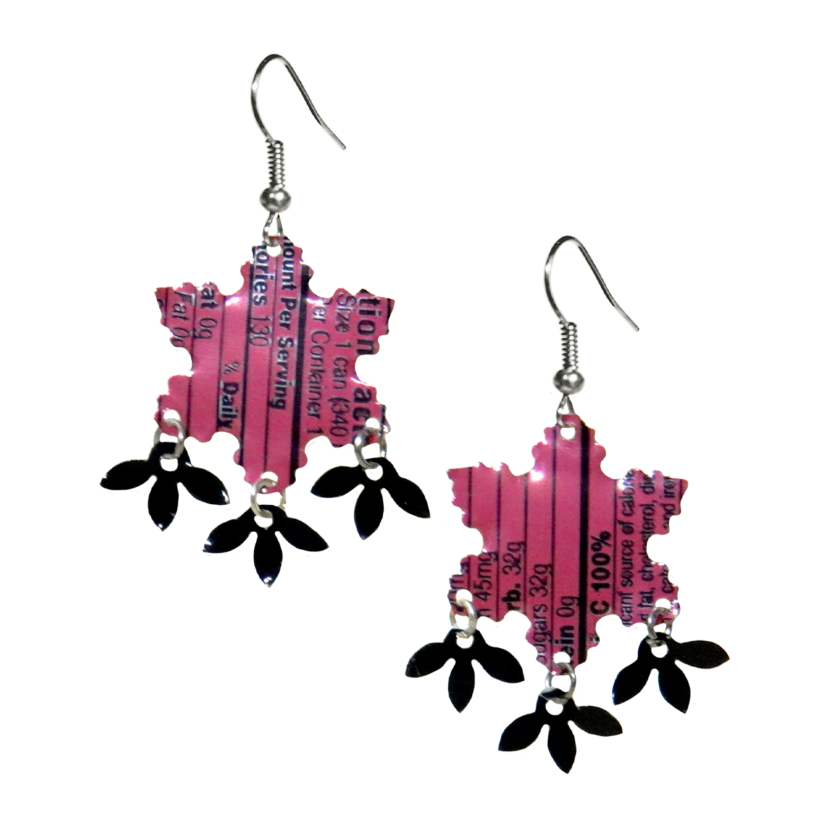 #131 Upcycled Soda Can Earrings