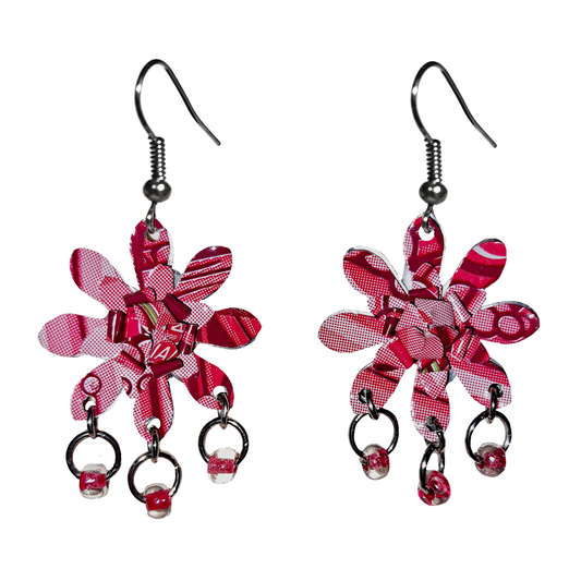 #135 Upcycled Soda Can Earrings