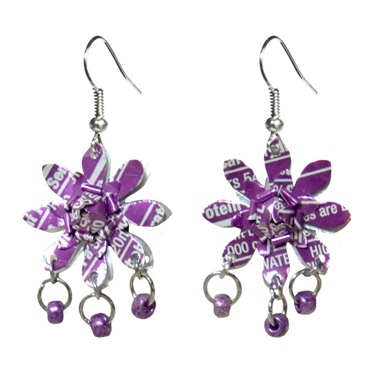 #137 Upcycled Soda Can Earrings