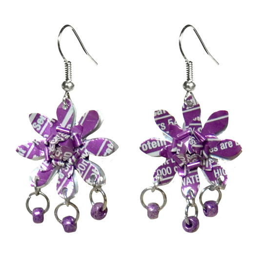 #137 Upcycled Soda Can Earrings