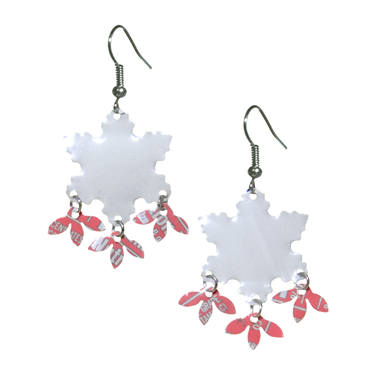 #140 Upcycled Soda Can Earrings