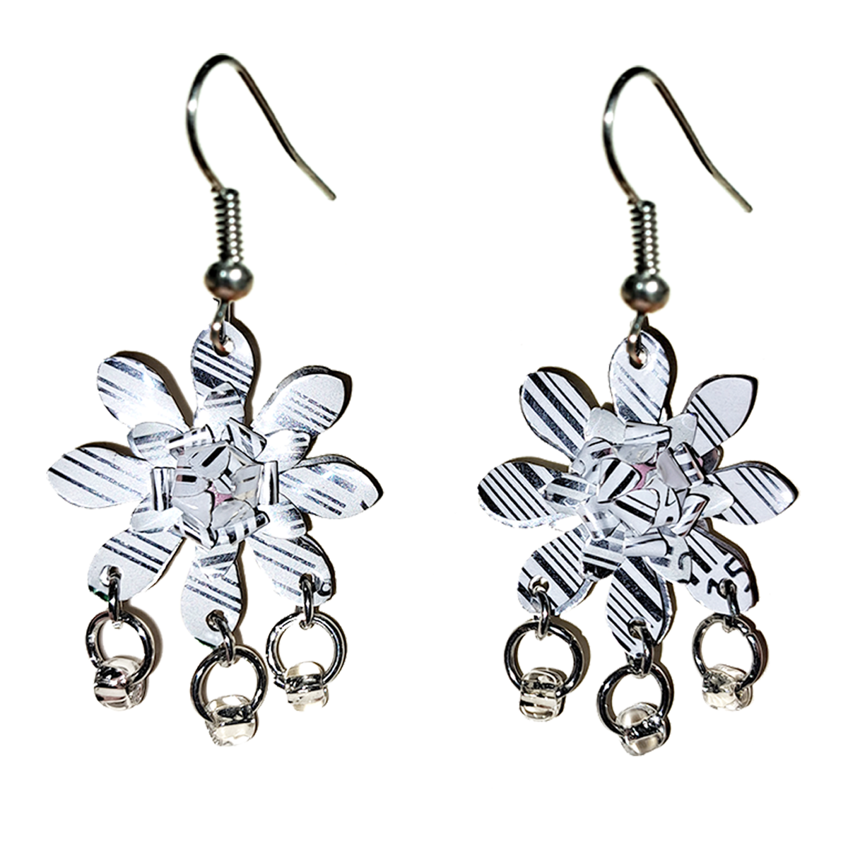 #143 Upcycled Soda Can Earrings