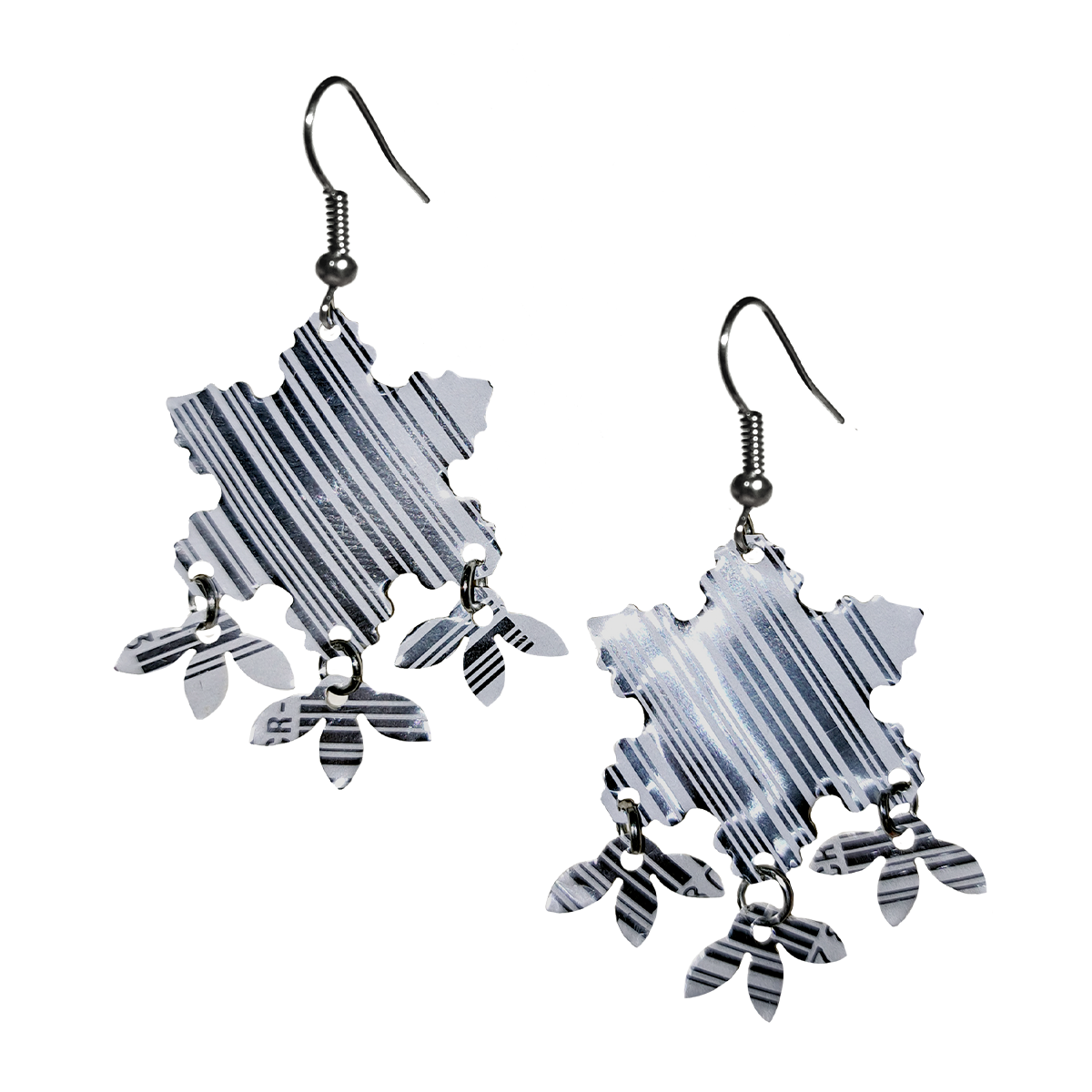 #144 Upcycled Soda Can Earrings