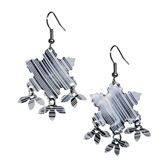 #144 Upcycled Soda Can Earrings