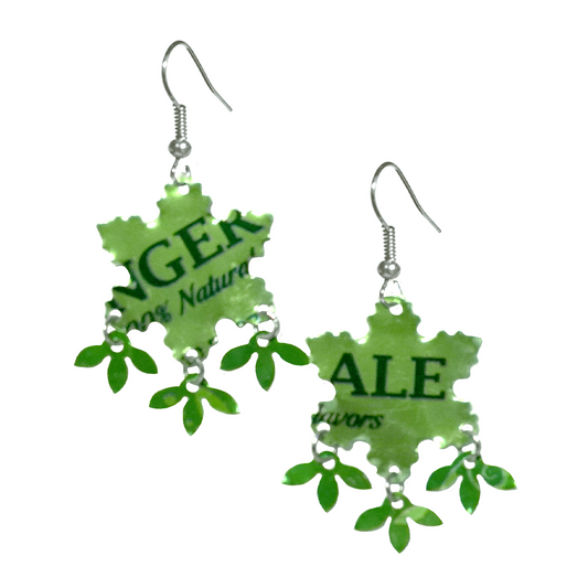 #153 Upcycled Soda Can Earrings