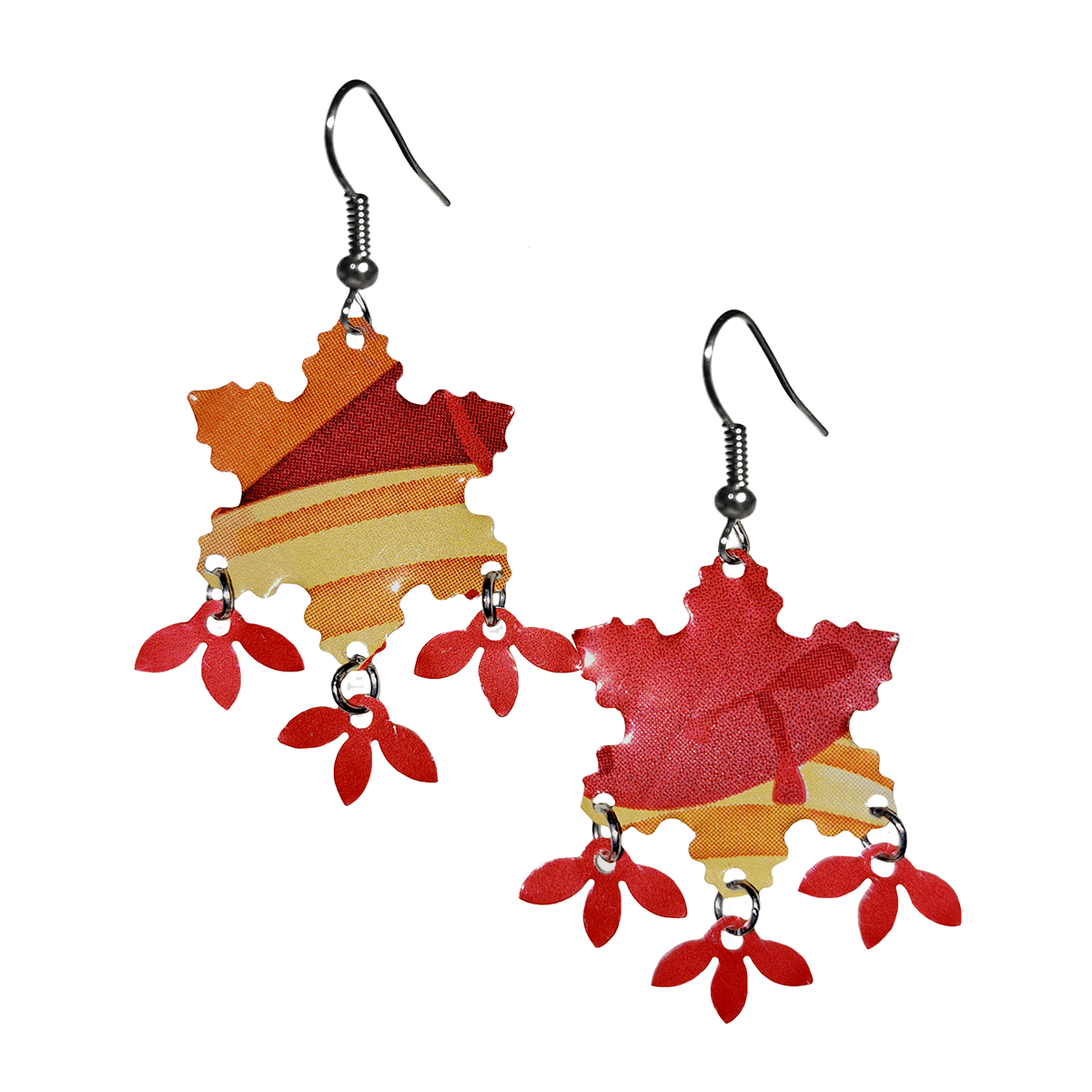 #158 Upcycled Soda Can Earrings