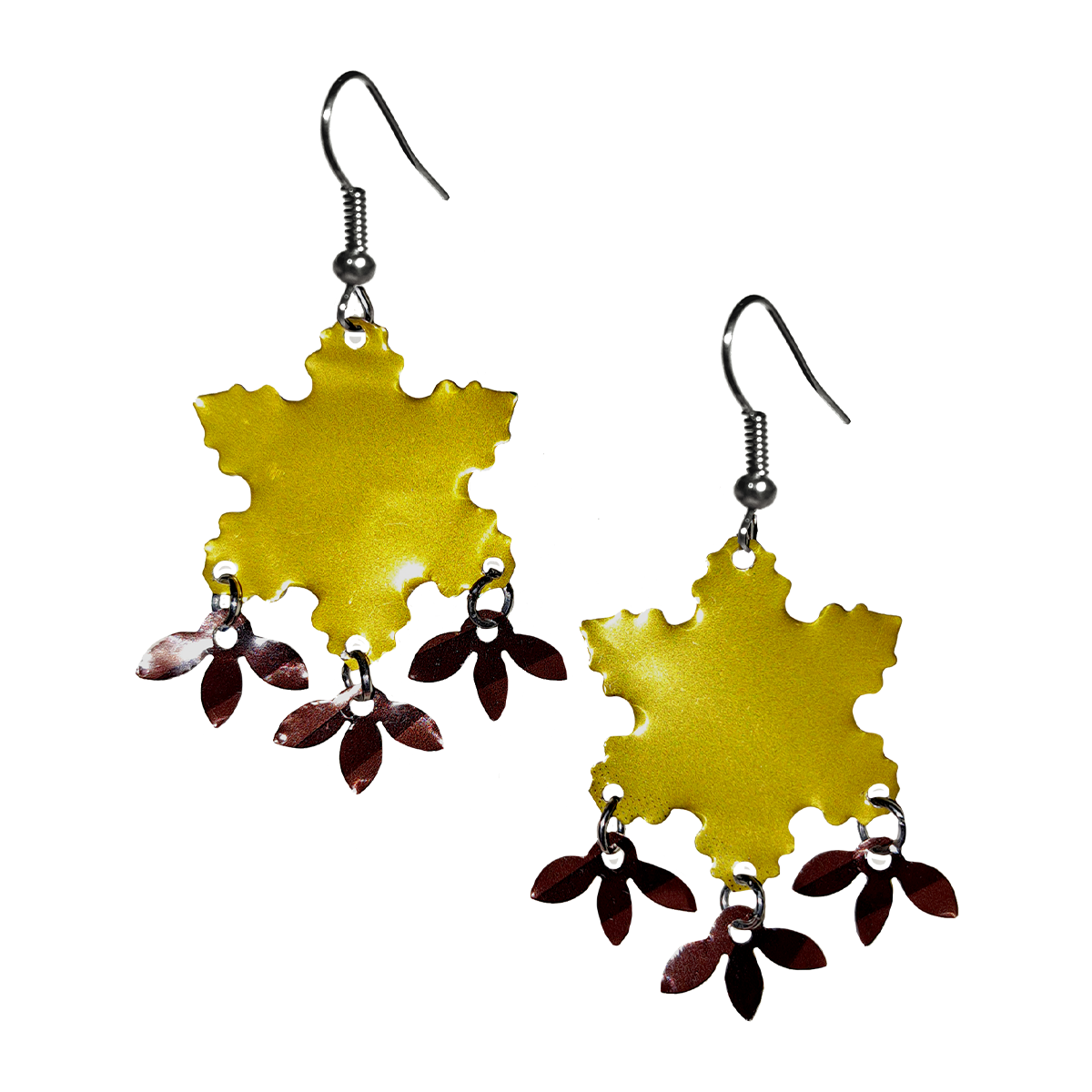 #159 Upcycled Soda Can Earrings