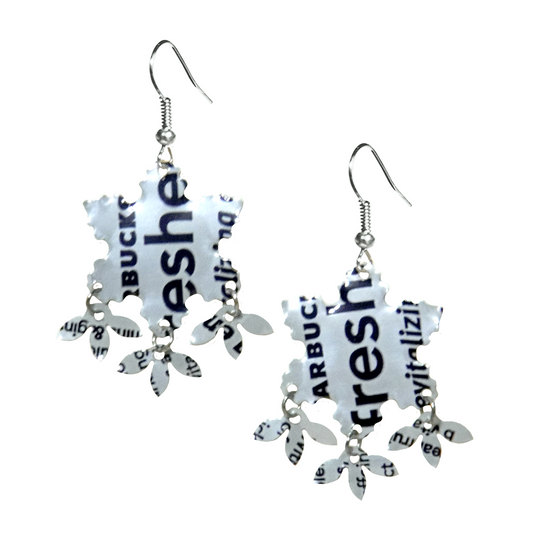 #168 Upcycled Soda Can Earrings