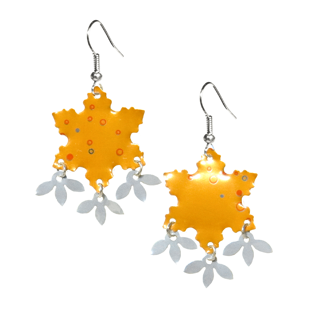 #176 Upcycled Soda Can Earrings
