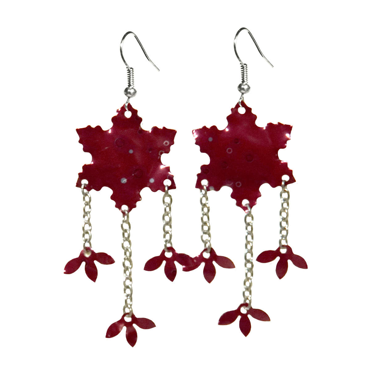 #185 Upcycled Soda Can Earrings