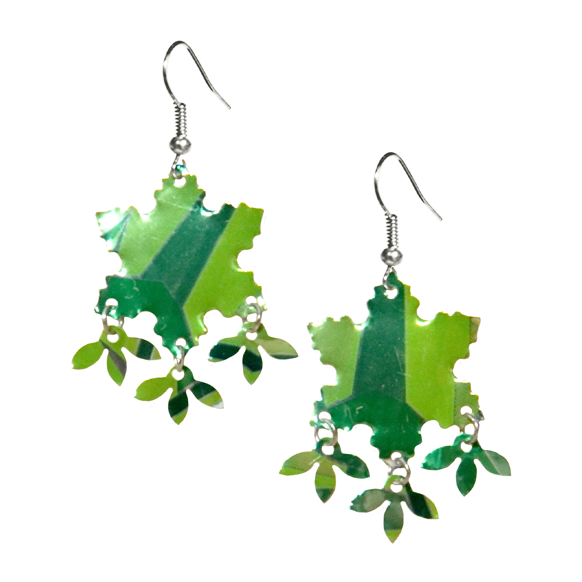 #195 Upcycled Soda Can Earrings
