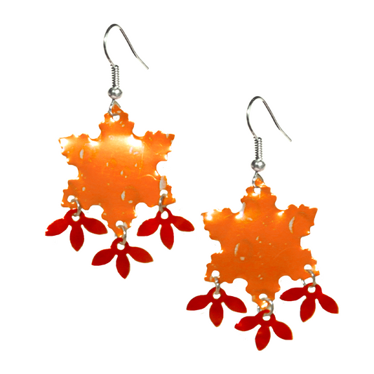 #197 Upcycled Soda Can Earrings