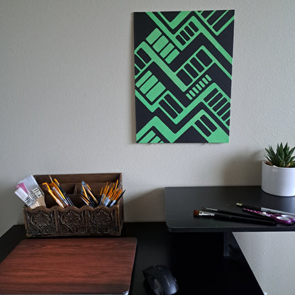 "Circuit Board" Painting