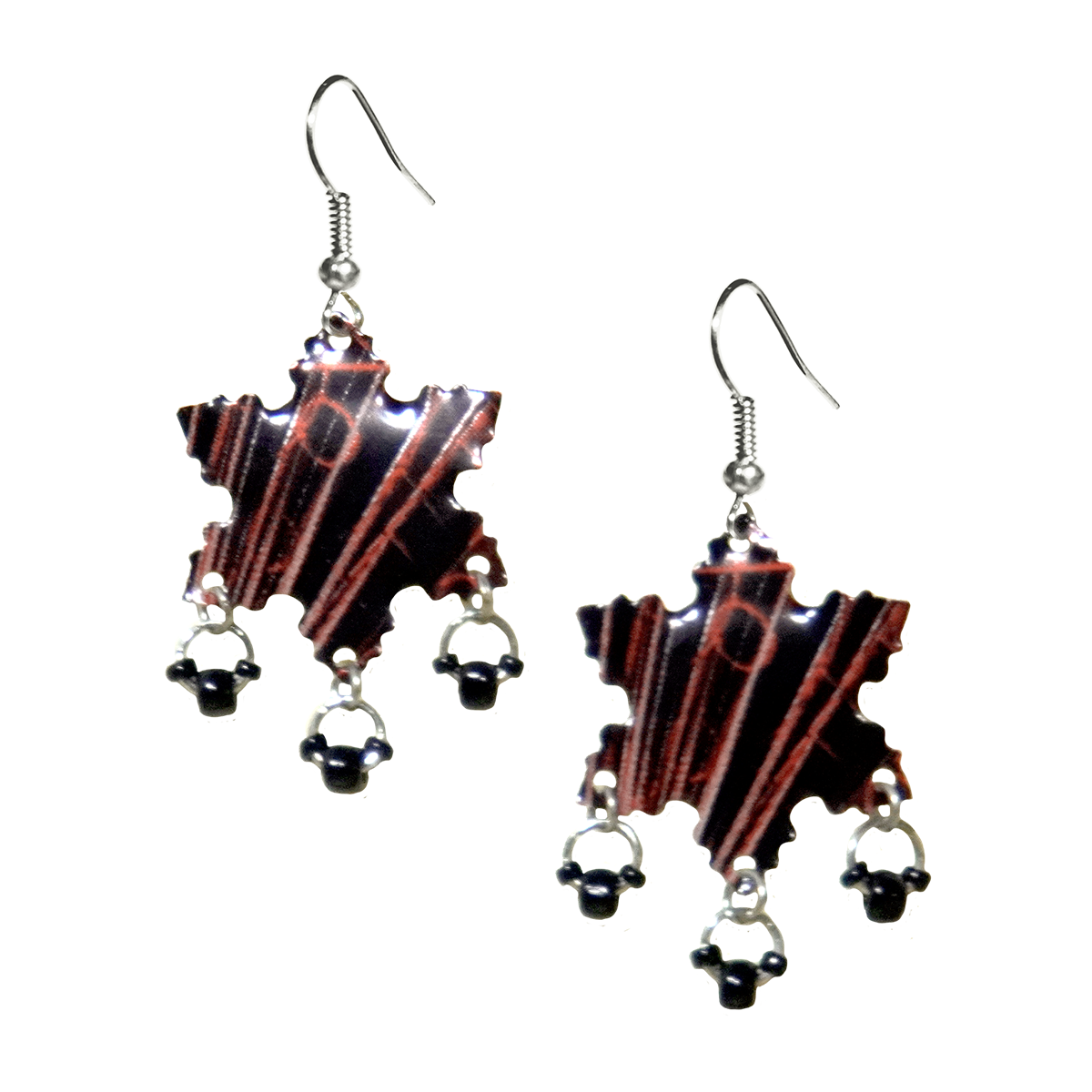 #209 Upcycled Soda Can Earrings