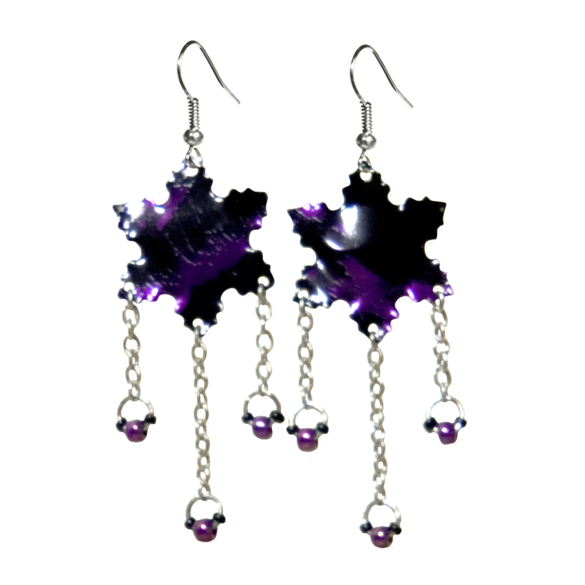 #211 Upcycled Soda Can Earrings