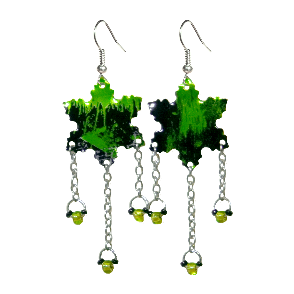 #213 Upcycled Soda Can Earrings