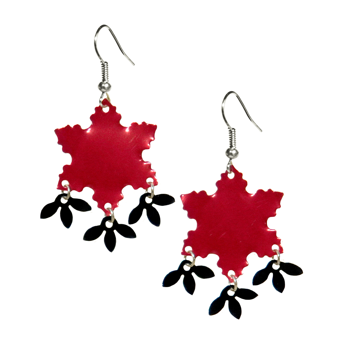 #222 Upcycled Soda Can Earrings