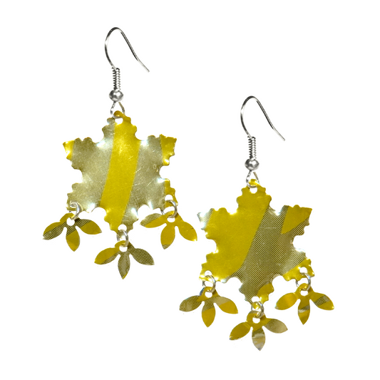 #225 Upcycled Soda Can Earrings