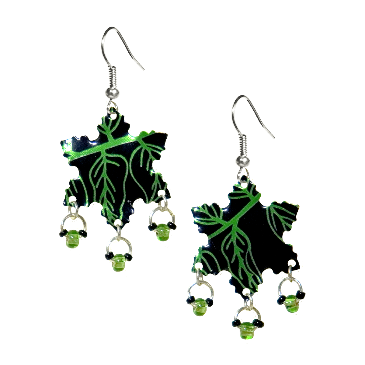 #227 Upcycled Soda Can Earrings