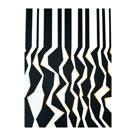 "Faux Barcode" Painting