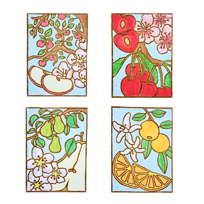 "Orchards" Complete Set - Lino Prints